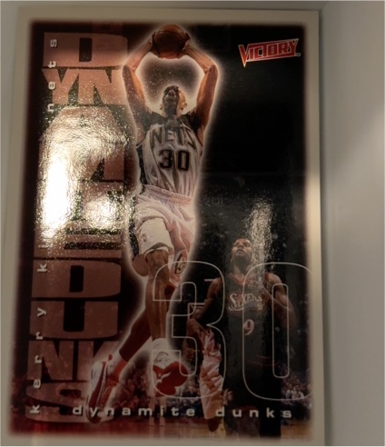 1999 Upper Deck Victory #318 Kerry Kittles Dynamite Dunks — front