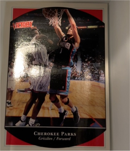 1999-00 Upper Deck Victory Cherokee Parks — front