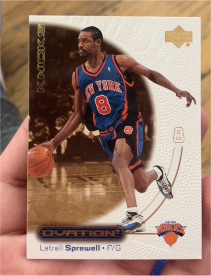 2000-01 Upper Deck Ovation #36 Latrell Sprewell — front