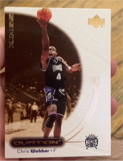 2000-01 Upper Deck Ovation #46 Chris Webber — front