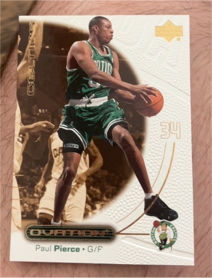 2000-01 Upper Deck Ovation #3 Paul Pierce — front
