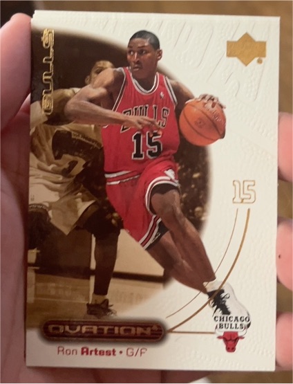 2000-01 Upper Deck Ovation #15 Ron Artest — front