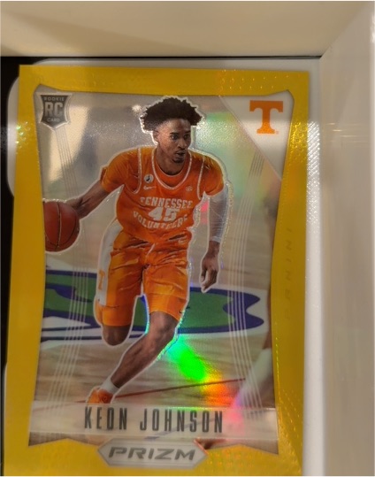 2021 Panini Prizm Draft Picks #7 Keon Johnson — front