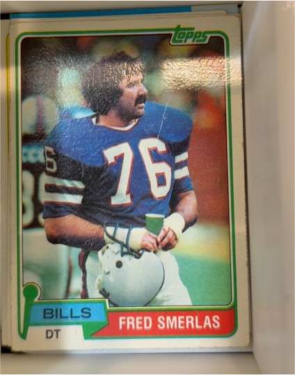 1981 Topps #201 Fred Smerlas — front