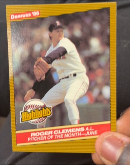 1986 Donruss Highlights #18 Roger Clemens — front