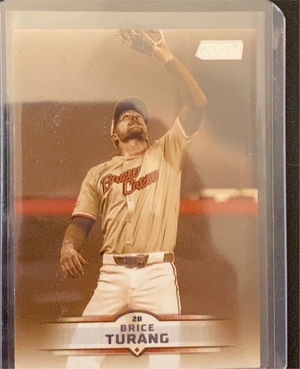 2025 Topps Stadium Club Sepia #193 Brice Turang — front