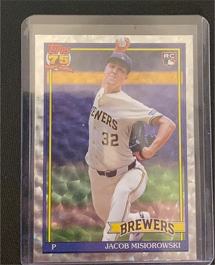 2026 Topps Series 1 #T91-74 Jacob Misiorowski — front