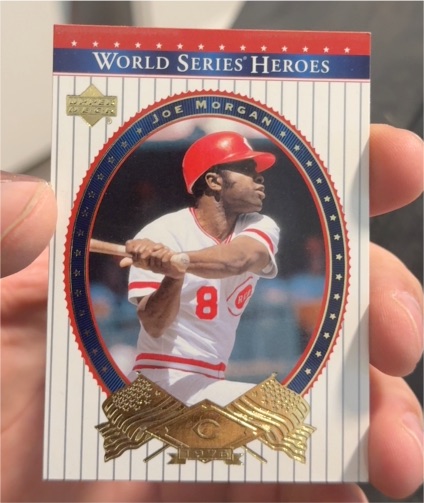 2002 Upper Deck World Series Heroes #66 Joe Morgan — front