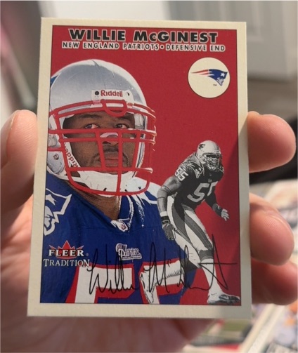 2000 Fleer Tradition #18 Willie McGinest — front
