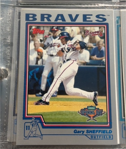 2004 Topps Opening Day #105 Gary Sheffield — front