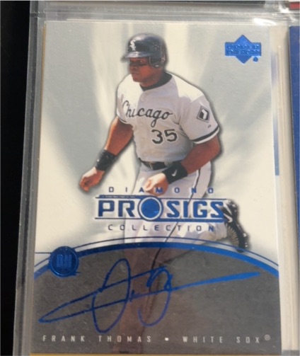 2004 Upper Deck Diamond Collection Pro Sigs #17 Frank Thomas — front