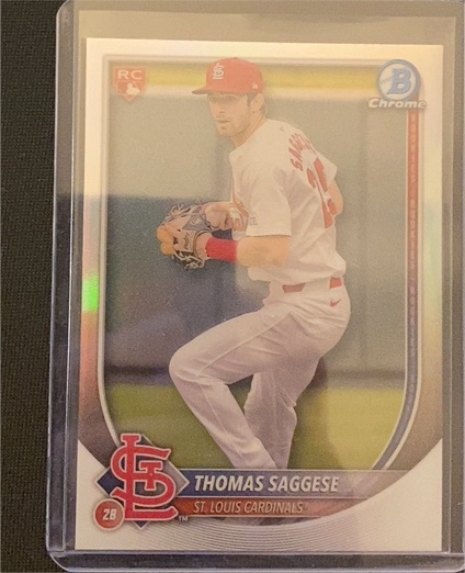 2025 Bowman Chrome #57 Thomas Saggese — front