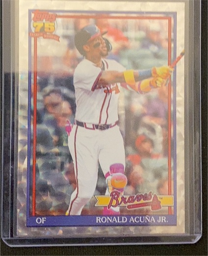 2026 Topps Series 1 75th Anniversary #T91-84 Ronald Acuña Jr. — front