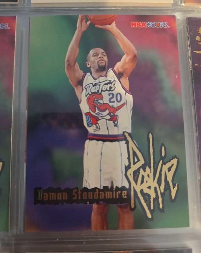 1995-96 NBA Hoops #286 Damon Stoudamire — front