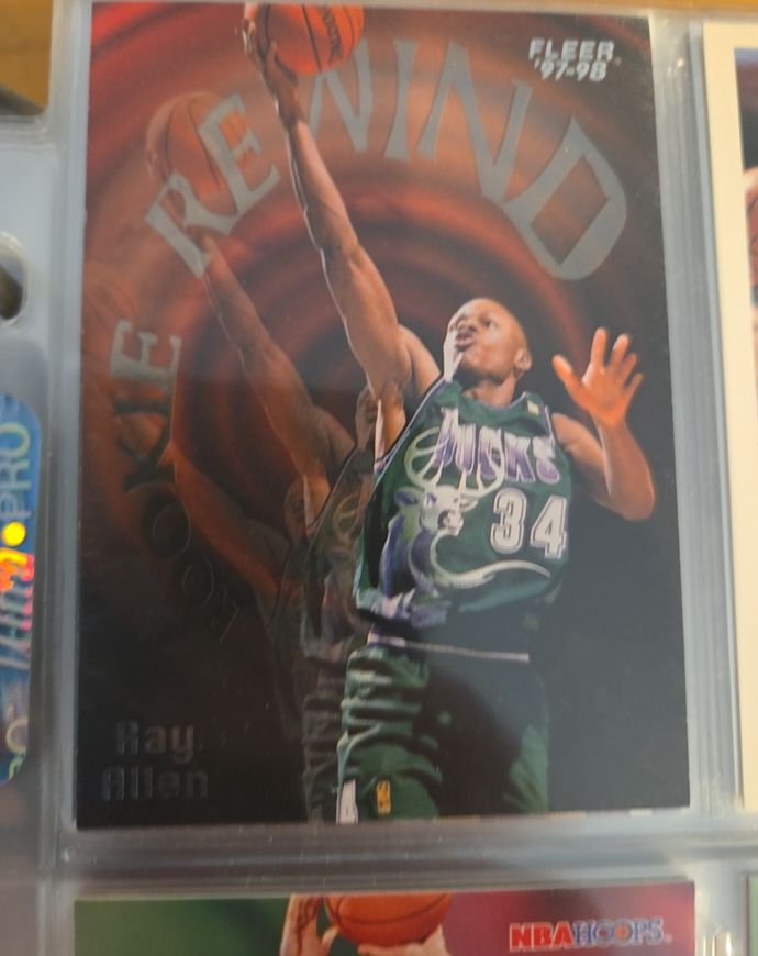 1997-98 Fleer Rookie Rewind #2 Ray Allen — front