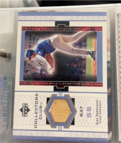 2002 Upper Deck Collectors Club Exclusive #AR-B Alex Rodriguez — front
