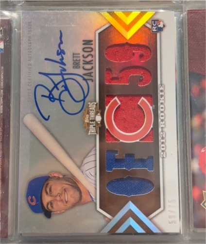 2012 Topps Triple Threads #C59 Brett Jackson — front
