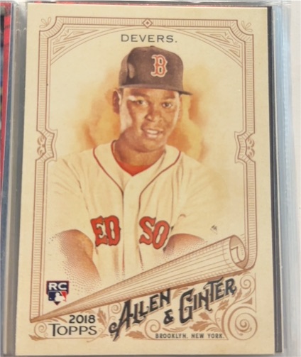 2018 Topps Allen & Ginter #216 Rafael Devers — front