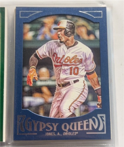 2016 Topps Gypsy Queen Framed Blue #4 Adam Jones — front
