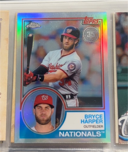 2018 Topps Chrome 35th Anniversary #83T-25 Bryce Harper — front