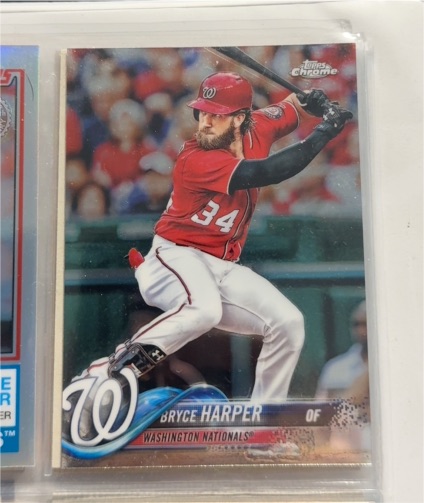 2018 Topps Chrome #220 Bryce Harper — front