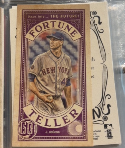 2019 Topps Gypsy Queen Fortune Teller Mini #FTM-JD Jacob deGrom — front
