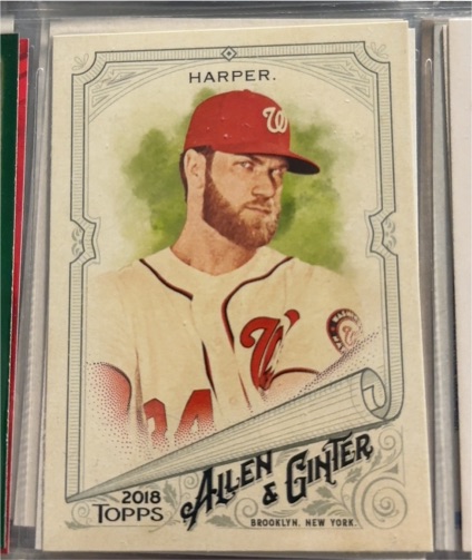 2018 Topps Allen & Ginter #250 Bryce Harper — front