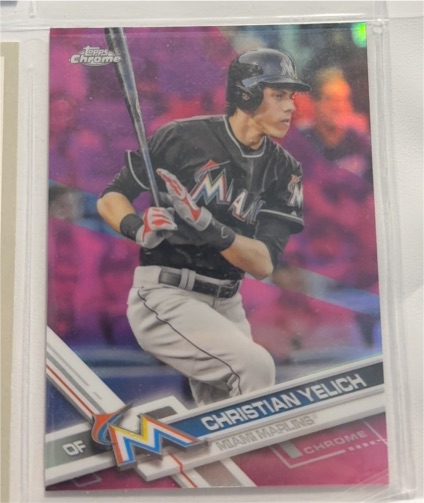 2017 Topps Chrome #72 Christian Yelich — front