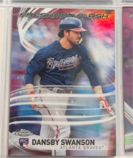 2017 Topps Chrome Freshman Flash #FF18 Dansby Swanson — front