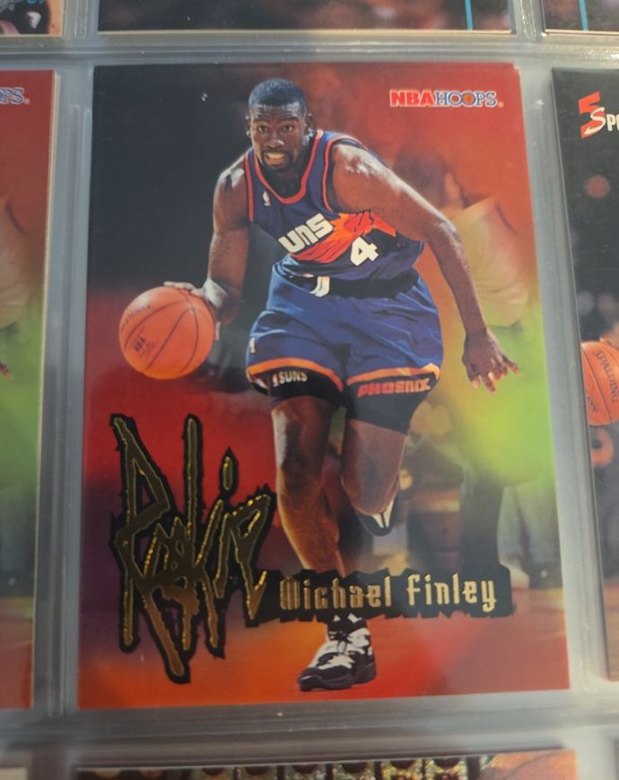 1995-96 NBA Hoops #277 Michael Finley — front