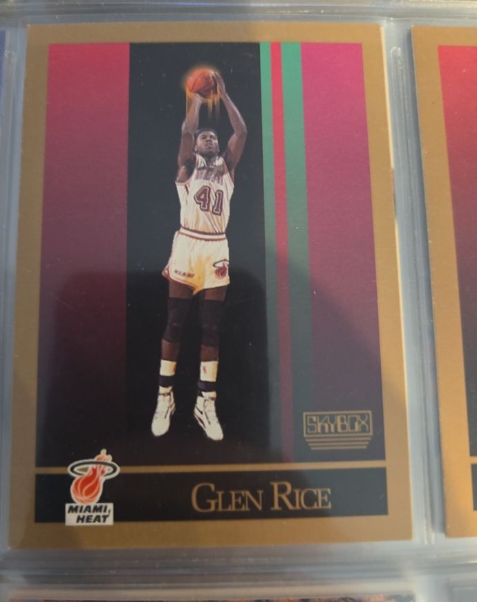 1990-91 Skybox #150 Glen Rice Rookie — front