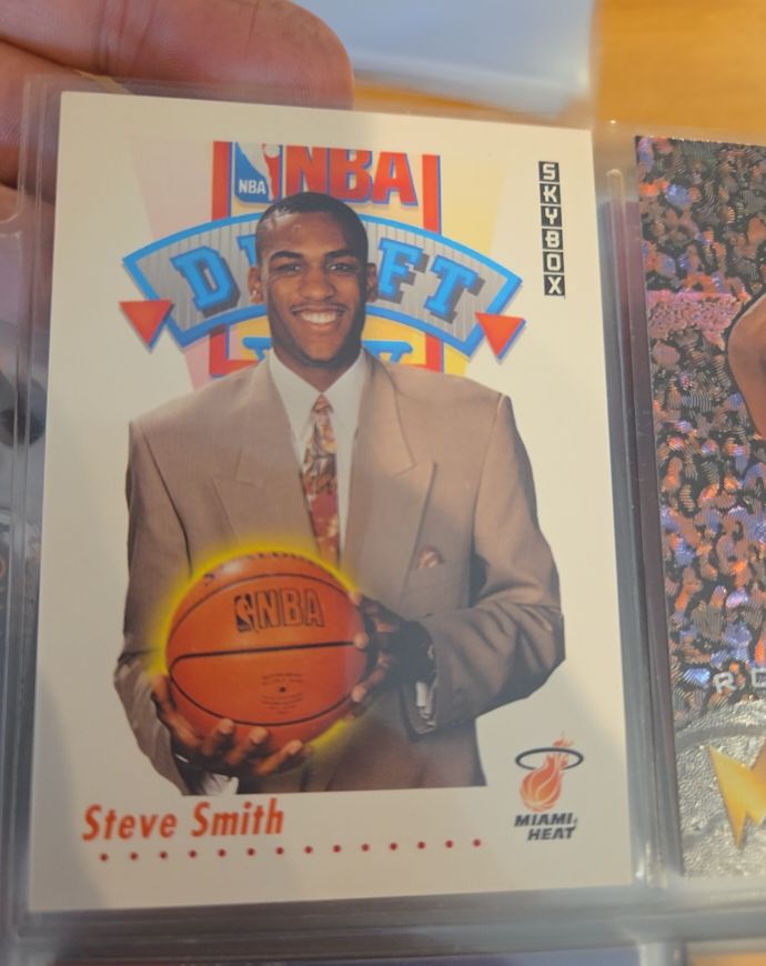 1991-92 Skybox #517 Steve Smith Rookie Card — front