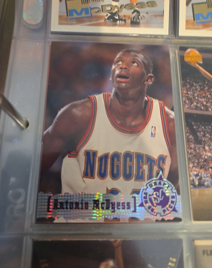 1995-96 Topps Stadium Club #334 Antonio McDyess — front