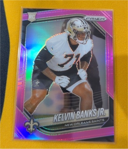 2025 Panini Prizm #347 Kelvin Banks Jr. — front