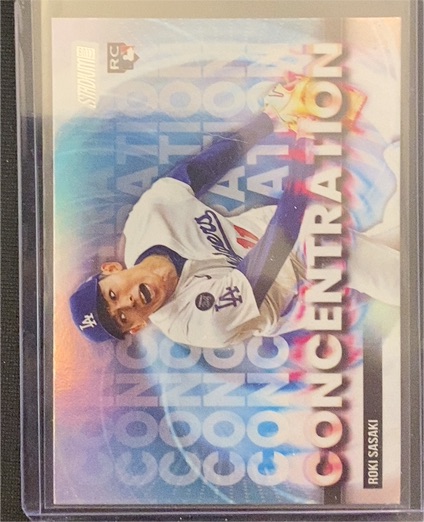 2025 Topps Stadium Club #C-7 Roki Sasaki Concentration Insert — front