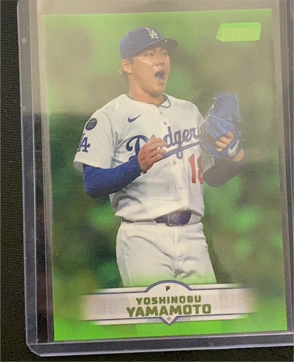 2025 Topps Stadium Club #184 Yoshinobu Yamamoto — front