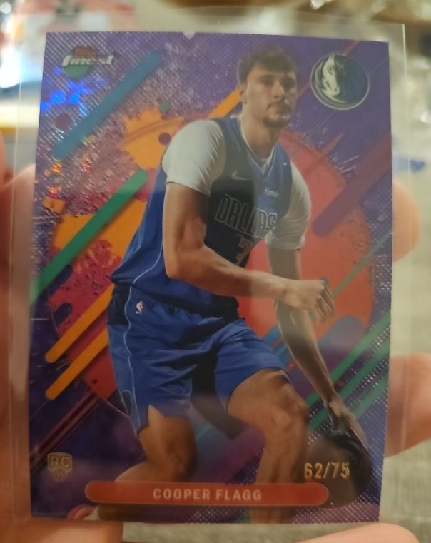 2025-26 Topps Finest #201 Cooper Flagg — front