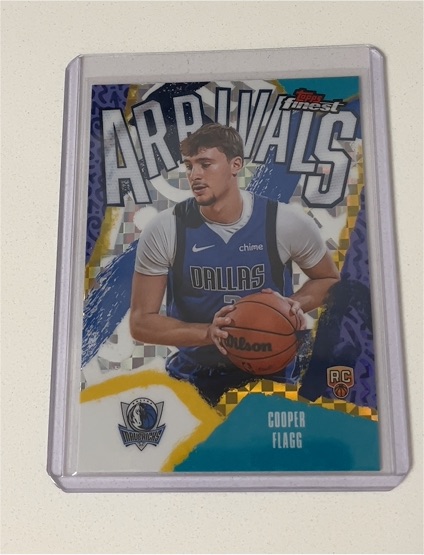 2025-26 Topps Finest Arrivals #A-1 Cooper Flagg — front