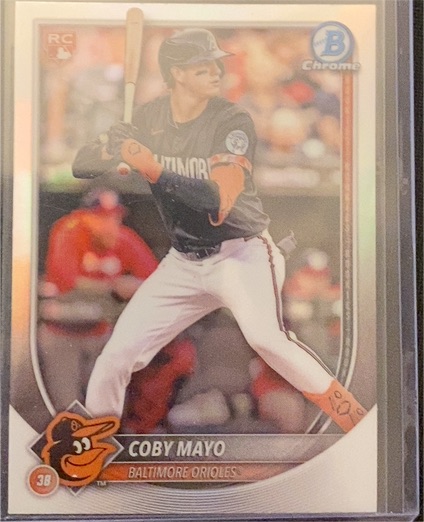 2025 Bowman Chrome #83 Coby Mayo — front