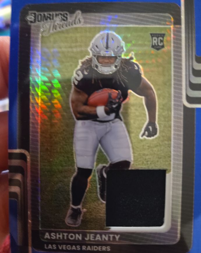 2025 Panini Donruss Optic Threads #DTBH-AJY Ashton Jeanty — front