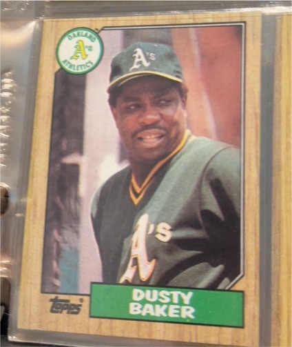 1987 Topps #565 Dusty Baker — front