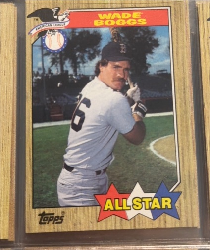 1987 Topps #608 Wade Boggs All-Star — front