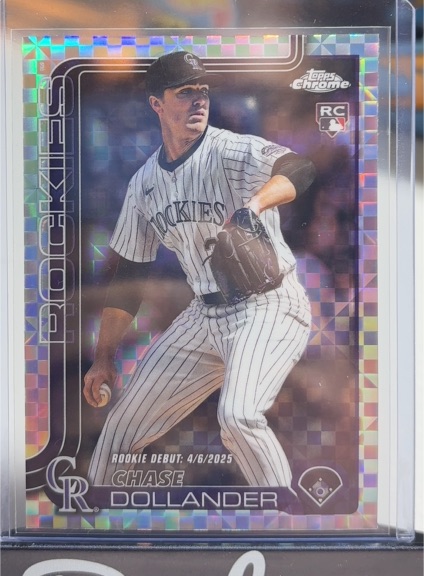 2025 Topps Chrome Update #USC175 Chase Dollander — front
