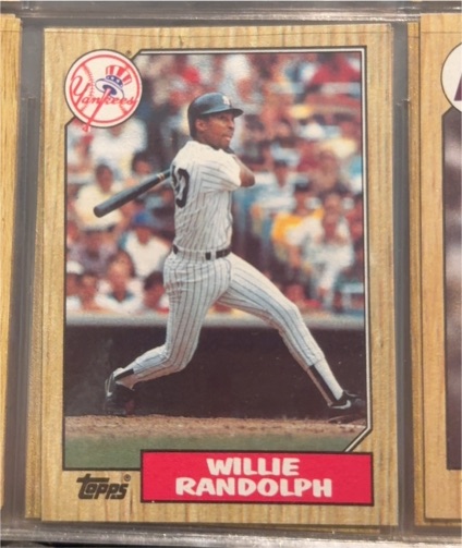 1987 Topps #701 Willie Randolph — front