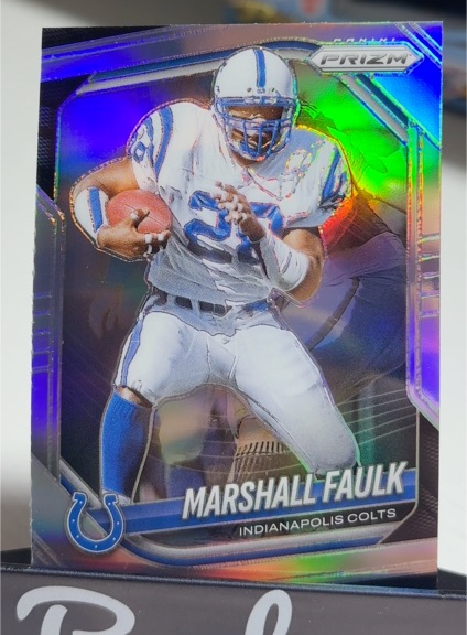 2025 Panini Prizm #75 Marshall Faulk — front