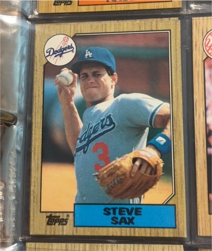 1987 Topps #769 Steve Sax — front