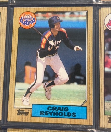 1987 Topps #779 Craig Reynolds Houston Astros — front