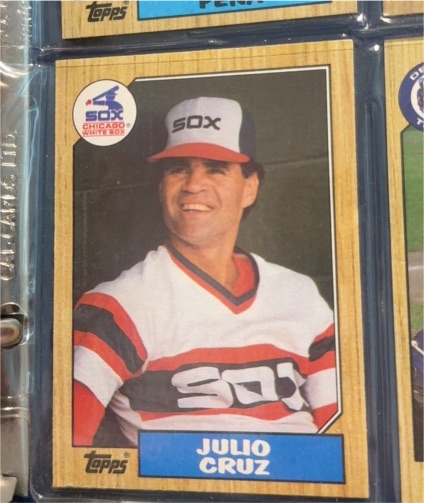 1987 Topps #790 Julio Cruz — front