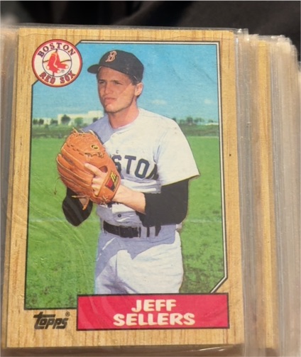 1987 Topps #12 Jeff Sellers — front