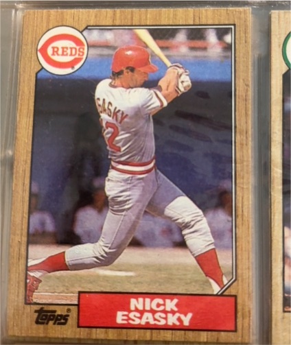 1987 Topps #13 Nick Esasky — front
